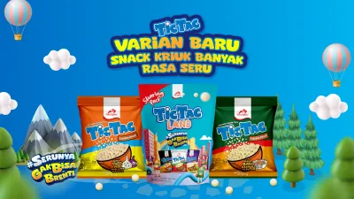 TicTac Dua Kelinci Hadir dengan Varian Baru, Kriuknya Bikin Ngemil Makin Seru 
